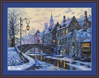 Winter Evening K-169 Counted Cross-Stitch Kit - Wizardi