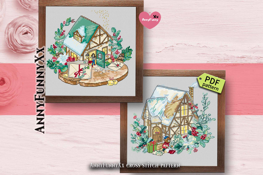 Gingerbread House - PDF Cross Stitch Pattern