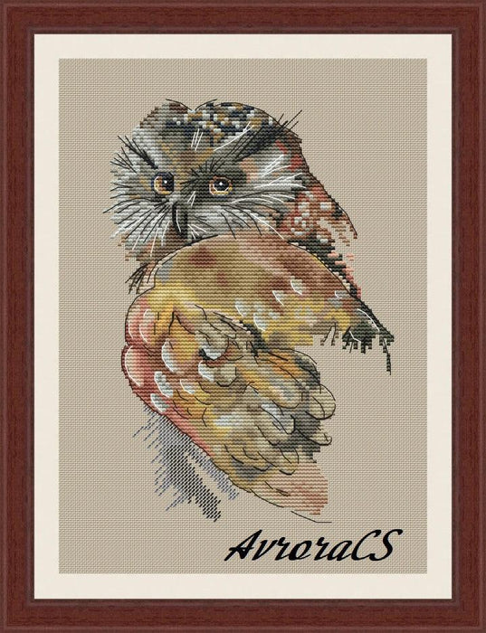 Wise Gaze - PDF Cross Stitch Pattern - Wizardi