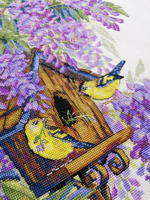 Wisteria K-137 Counted Cross-Stitch Kit - Wizardi