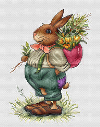 Easter Bunny - PDF Cross Stitch Pattern