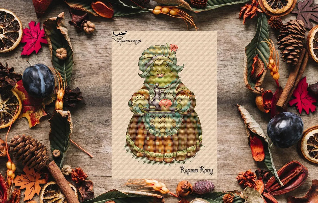 Mrs. Toad - PDF Cross Stitch Pattern