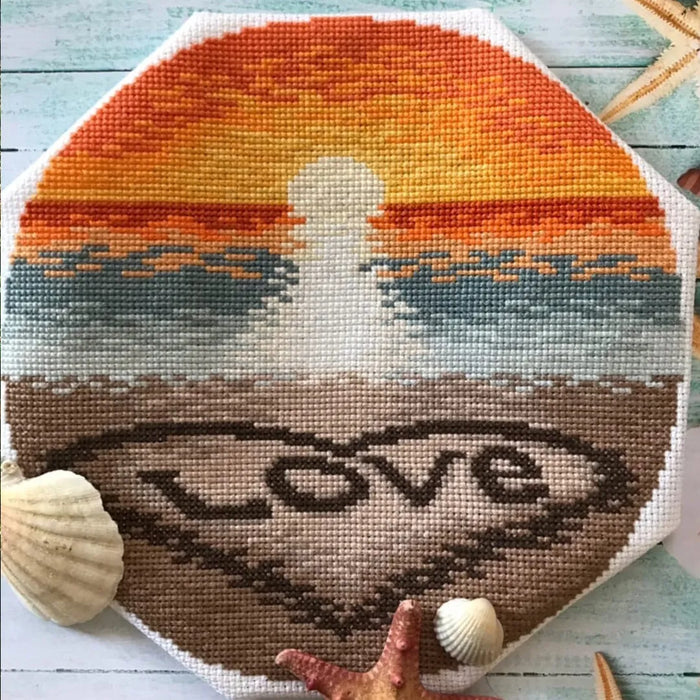 Round Landscapes. Landscape 11 - PDF Cross Stitch Pattern