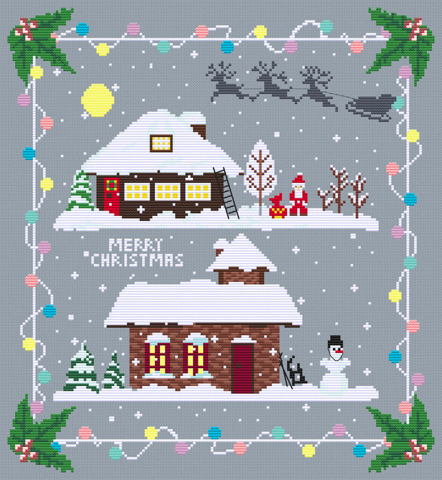 Primitive. Christmas - PDF Cross Stitch Pattern