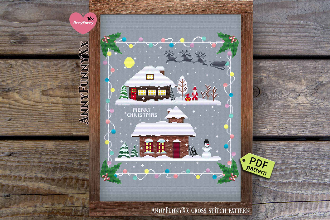 Primitive. Christmas - PDF Cross Stitch Pattern