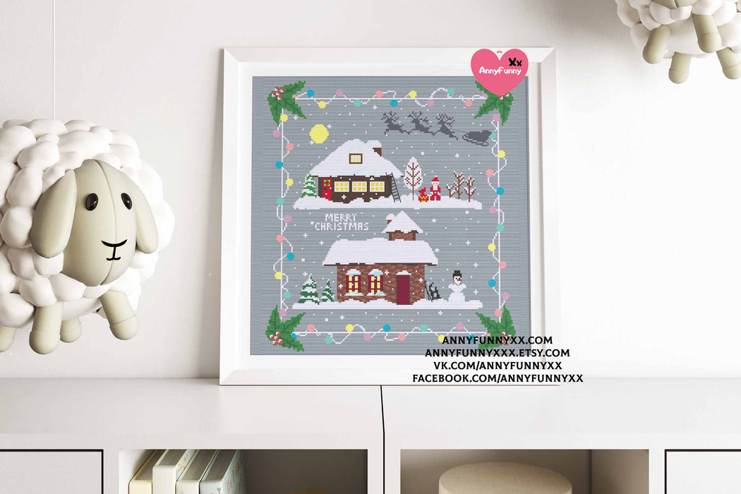 Primitive. Christmas - PDF Cross Stitch Pattern