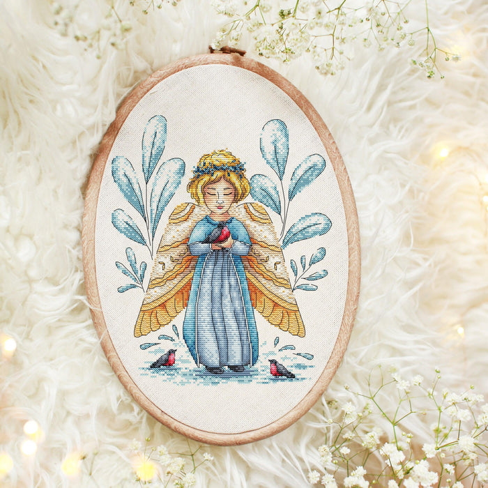 Young Angel - PDF Cross Stitch Pattern - Wizardi