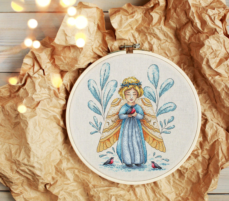 Young Angel - PDF Cross Stitch Pattern - Wizardi