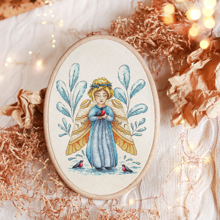 Young Angel - PDF Cross Stitch Pattern - Wizardi