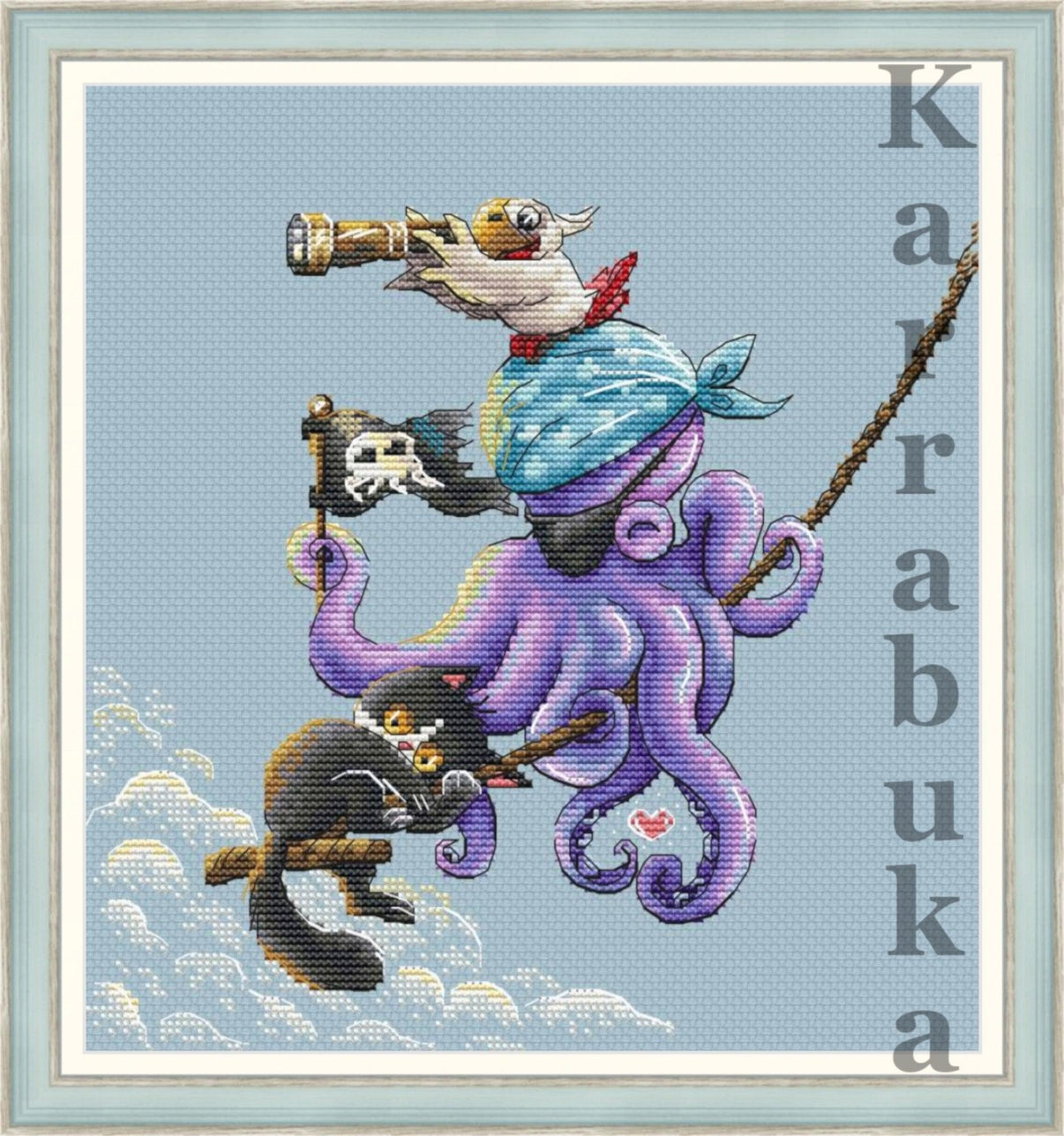 Young Pirates - PDF Cross Stitch Pattern - Wizardi