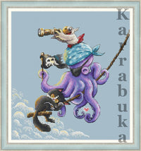 Young Pirates - PDF Cross Stitch Pattern - Wizardi