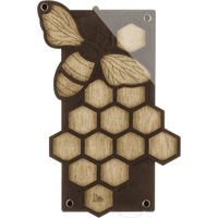 Bead organizer with transparent cover FLZB-041