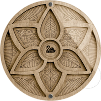 Bead organizer with transparent cover FLZB-021