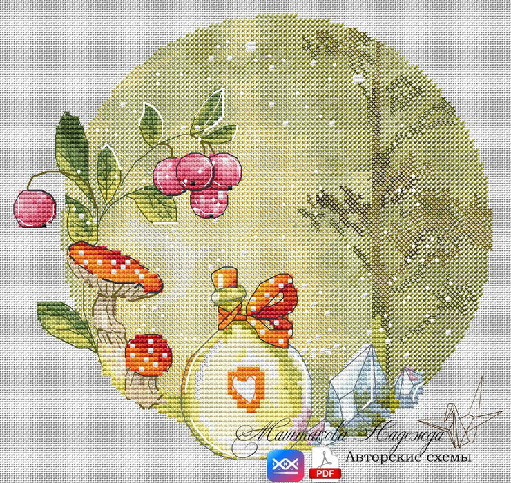 A little Tenderness. Midday - PDF Cross Stitch Pattern - Wizardi