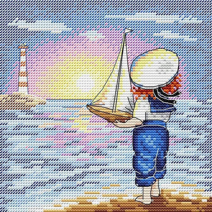 A Long Journey SM-601 Counted Cross-Stitch Kit - Wizardi