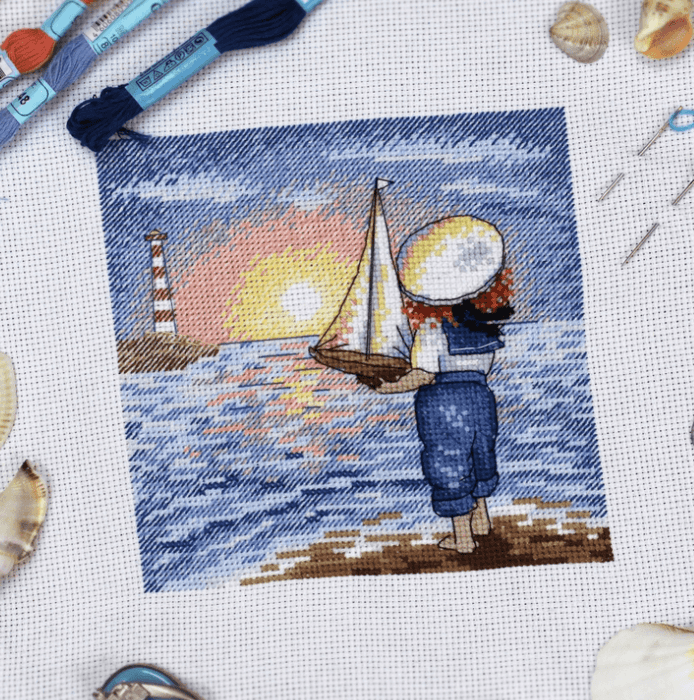 A Long Journey SM-601 Counted Cross-Stitch Kit - Wizardi