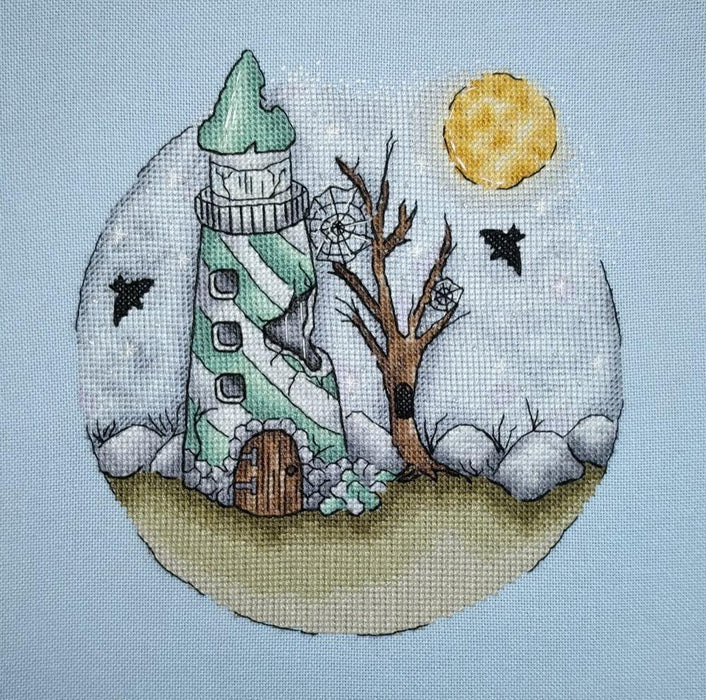 Abandoned Lighthouse - PDF Cross Stitch Pattern - Wizardi