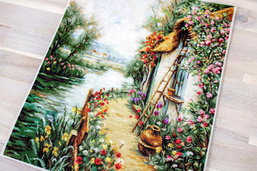 Along the River B581L Counted Cross-Stitch Kit - Wizardi