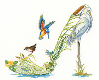 Along The Riverbank XSK2 Counted Cross Stitch Kit - Wizardi