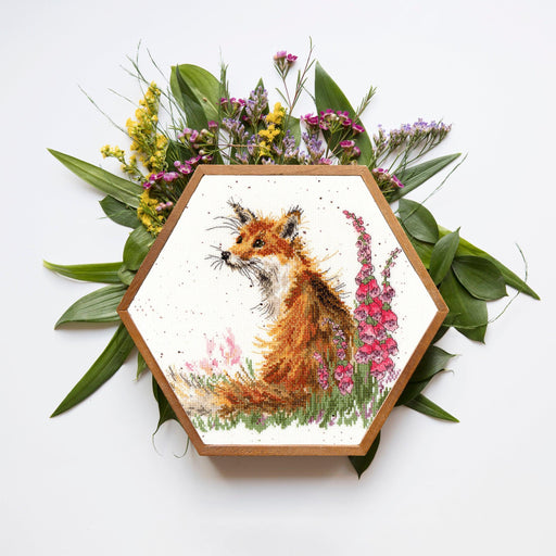 Amongst the Foxgloves XHD8 Counted Cross Stitch Kit - Wizardi