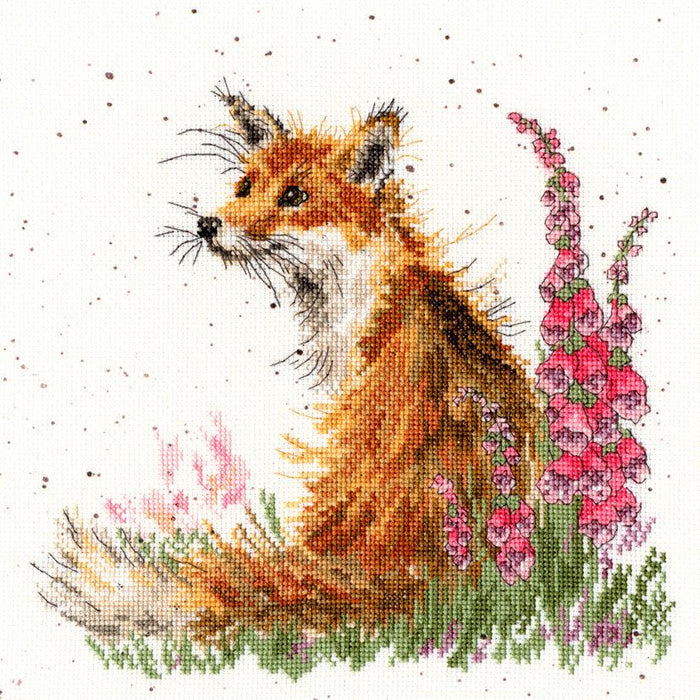 Amongst the Foxgloves XHD8 Counted Cross Stitch Kit - Wizardi