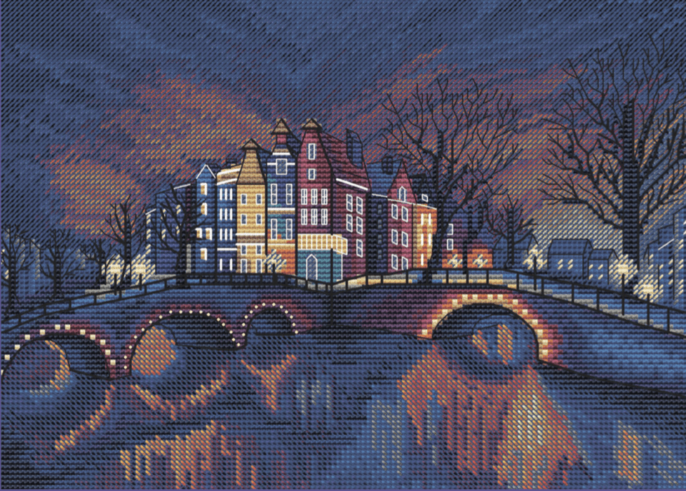 Amsterdam - PDF Cross Stitch Pattern - Wizardi