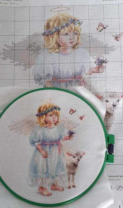 Angel 0-202 Counted Cross-Stitch Kit - Wizardi