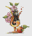 Apple Cat. Summer - PDF Cross Stitch Pattern - Wizardi