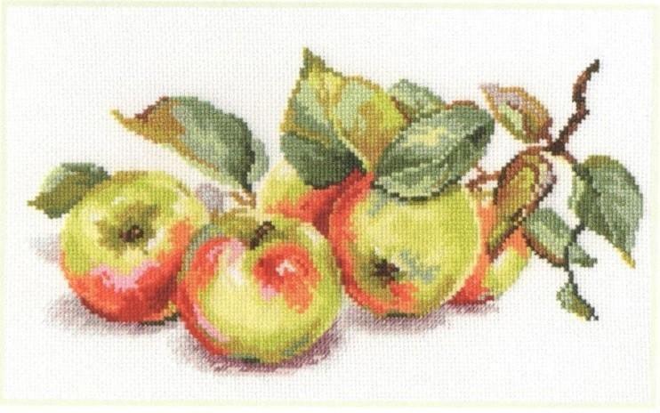 Apples 5-09 Counted Cross-Stitch Kit - Wizardi