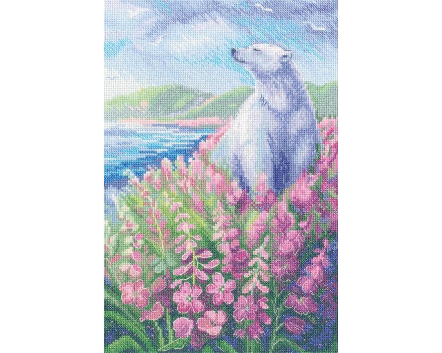 Arctic summer M972 Counted Cross Stitch Kit - Wizardi