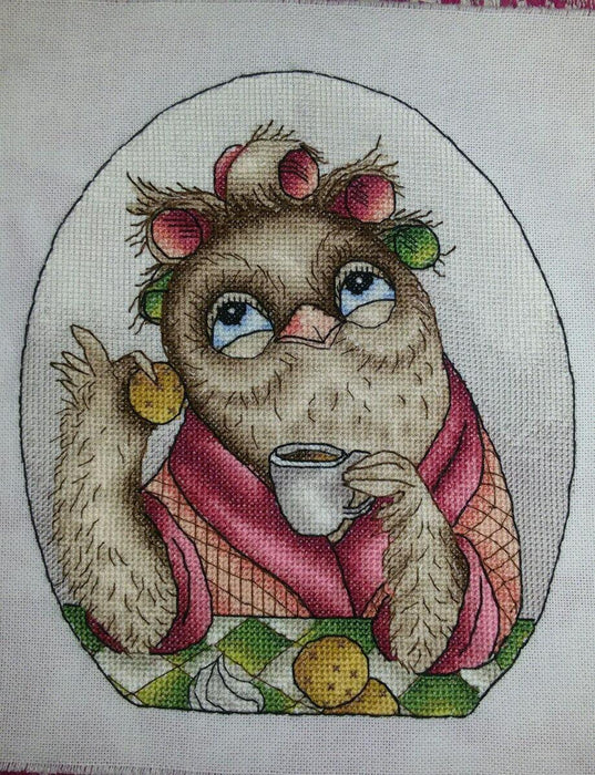 Auntie Owl - PDF Cross Stitch Pattern - Wizardi