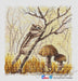 Autumn Chipmunk - PDF Cross Stitch Pattern - Wizardi