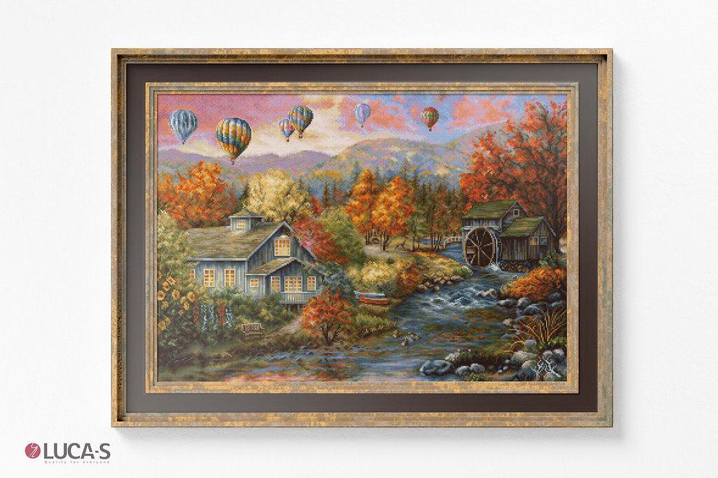 Autumn Creek Mill B616L Counted Cross-Stitch Kit - Wizardi