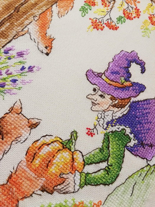 Autumn Gifts SP-05 Counted Cross-Stitch Kit - Wizardi