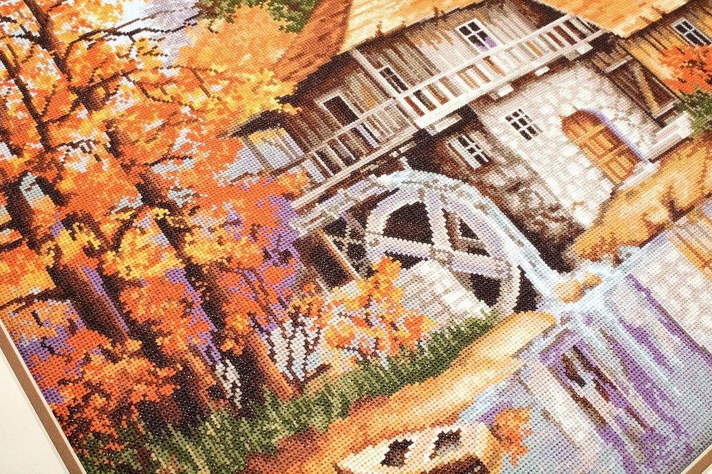 Autumn Landscape B481L Counted Cross-Stitch Kit - Wizardi