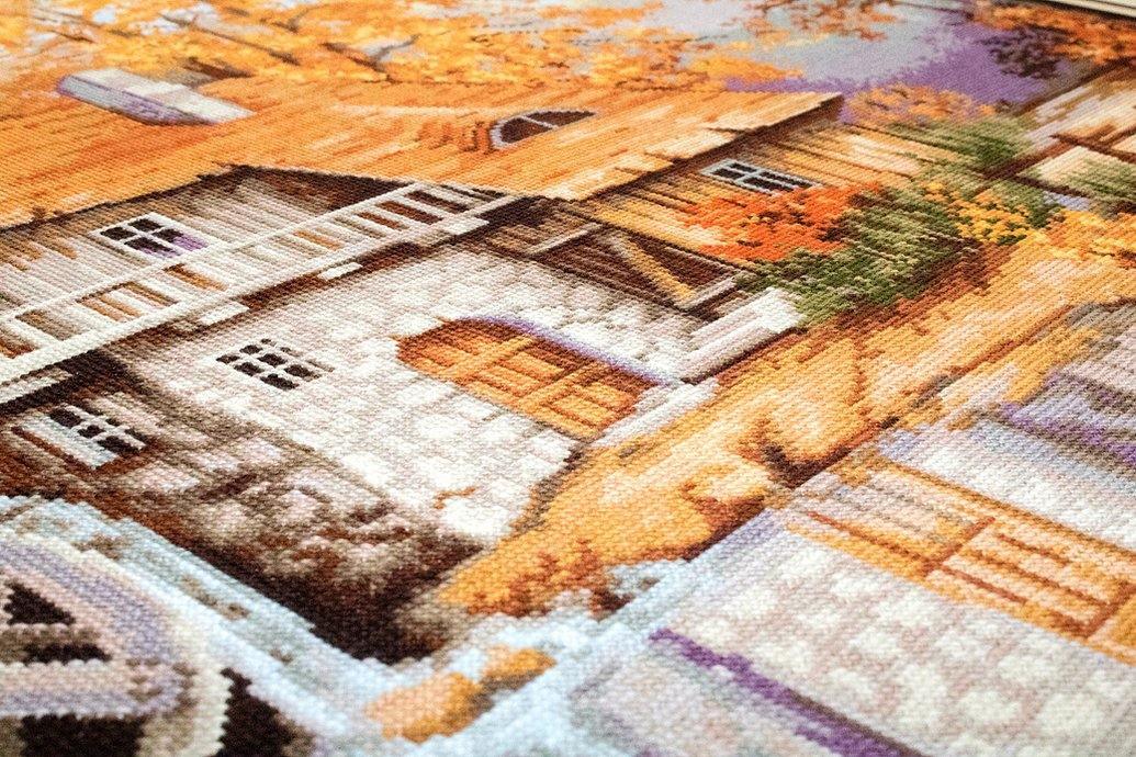 Autumn Landscape B481L Counted Cross-Stitch Kit - Wizardi