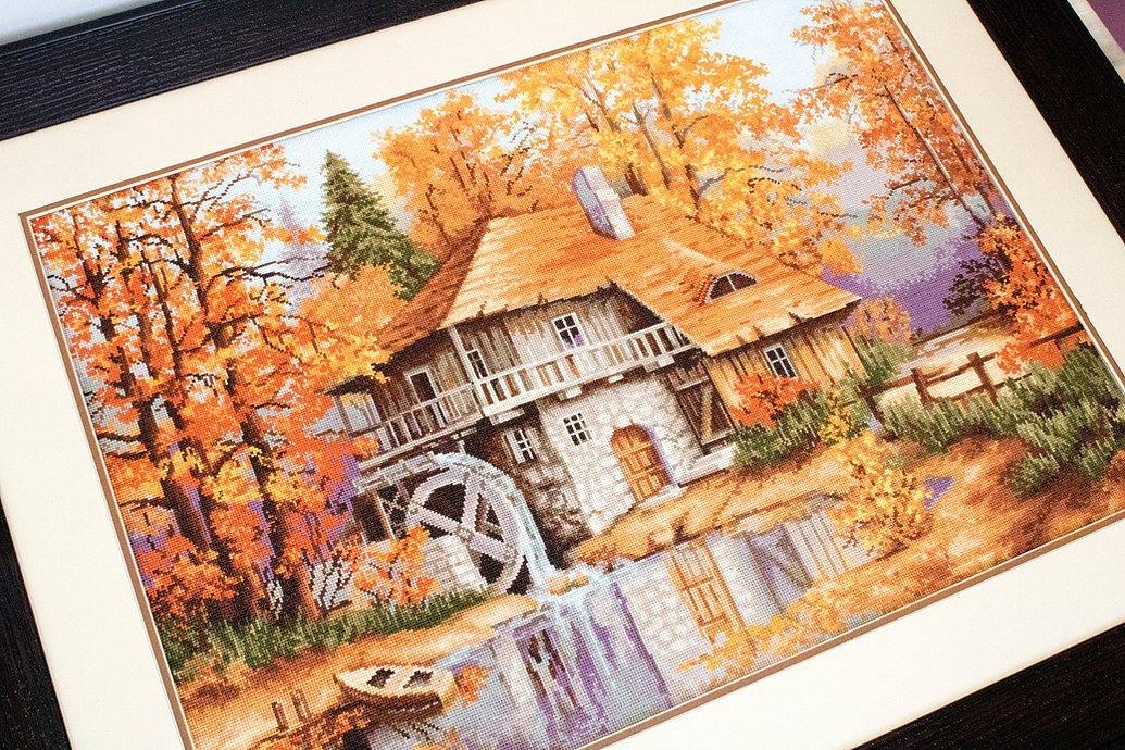 Autumn Landscape B481L Counted Cross-Stitch Kit - Wizardi