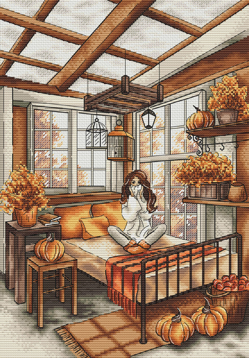 Autumn Mood - PDF Cross Stitch Pattern - Wizardi