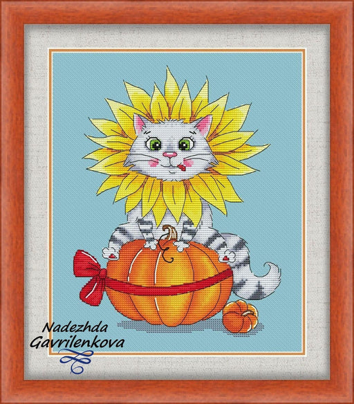 Autumn sun - PDF Counted Cross Stitch Pattern - Wizardi