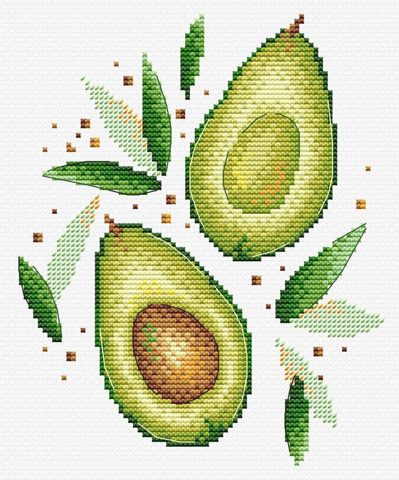 Avocado SV-545 Counted Cross Stitch Kit - Wizardi