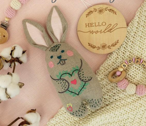 Baby Bunny - PDF Free Cross Stitch Pattern - Wizardi