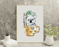 Baby Koala - PDF Cross Stitch Pattern - Wizardi