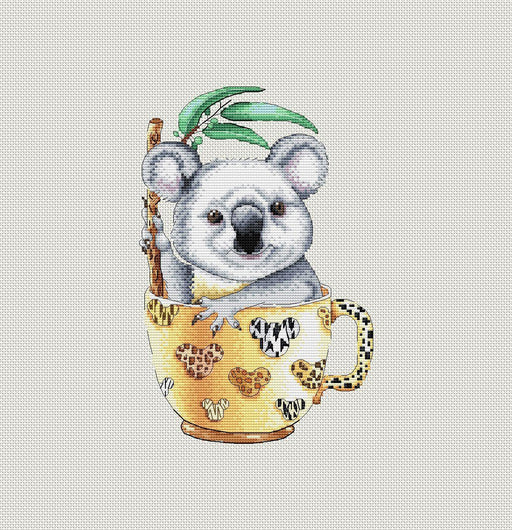 Baby Koala - PDF Cross Stitch Pattern - Wizardi