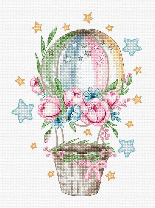 Ballon B7007L Counted Cross-Stitch Kit - Wizardi