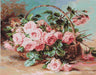 Basket of Roses B547L Counted Cross-Stitch Kit - Wizardi