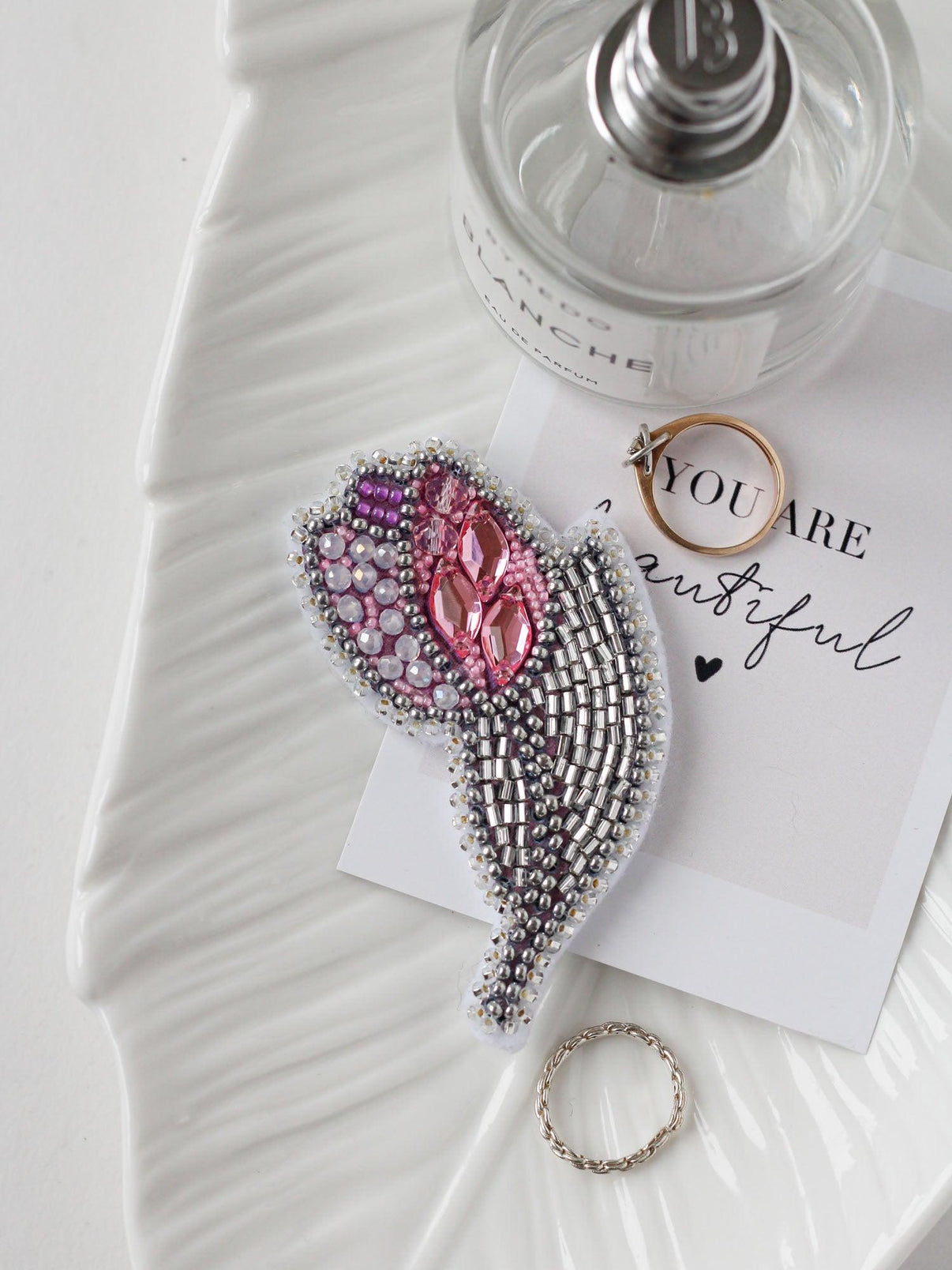 Bead Embroidery Decoration Kit Tulip AD-100 - Wizardi