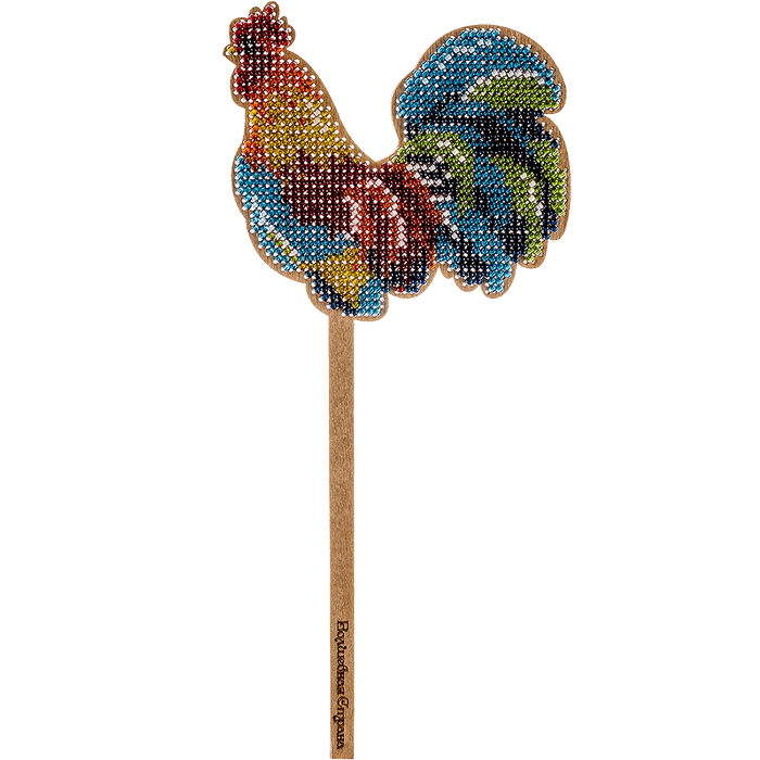 Bead embroidery kit on wood FLK-120 - Wizardi