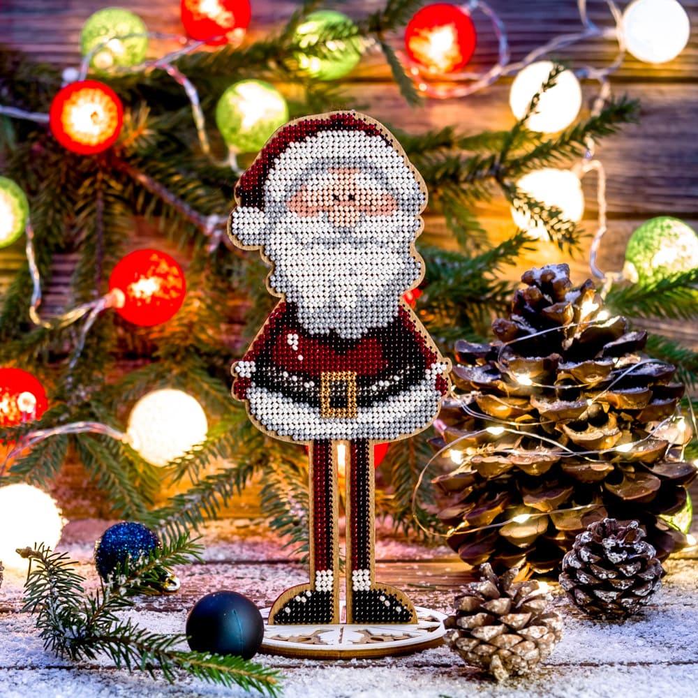 Bead embroidery kit on wood FLK-209 - Wizardi