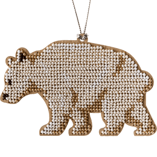 Bead embroidery kit on wood FLK-213 - Wizardi