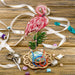 Bead embroidery kit on wood FLK-284 - Wizardi